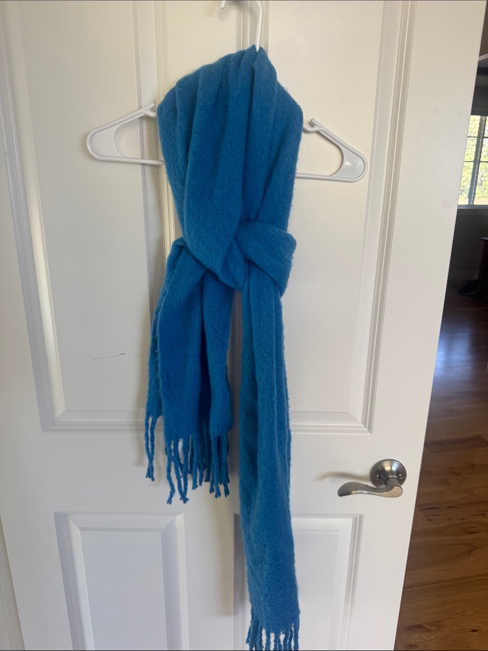 Blue Fleece Scarf